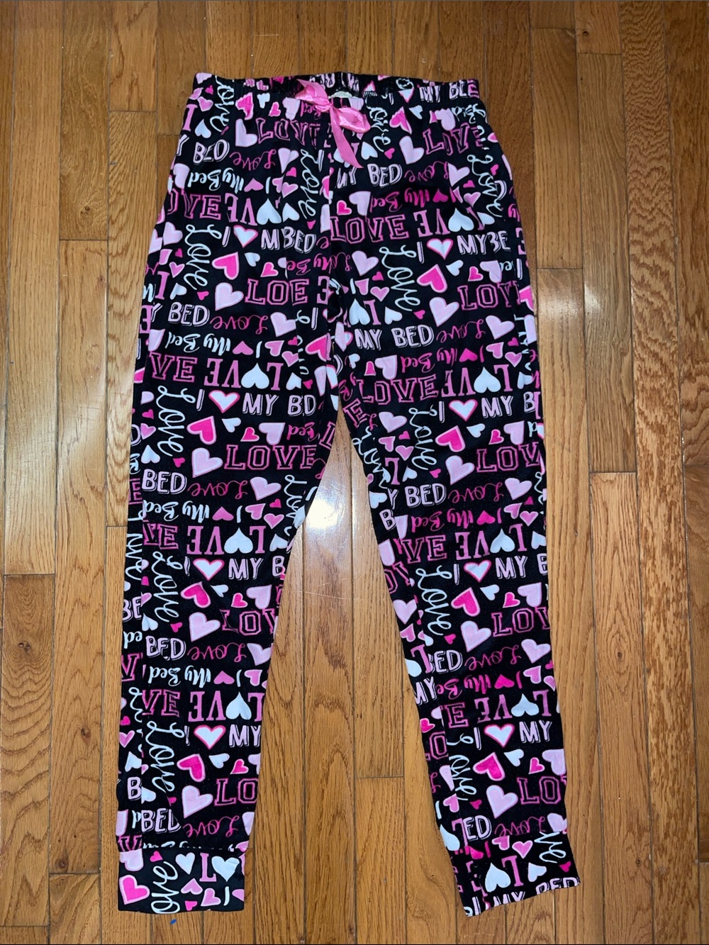 “I love my bed” Pajama Pants